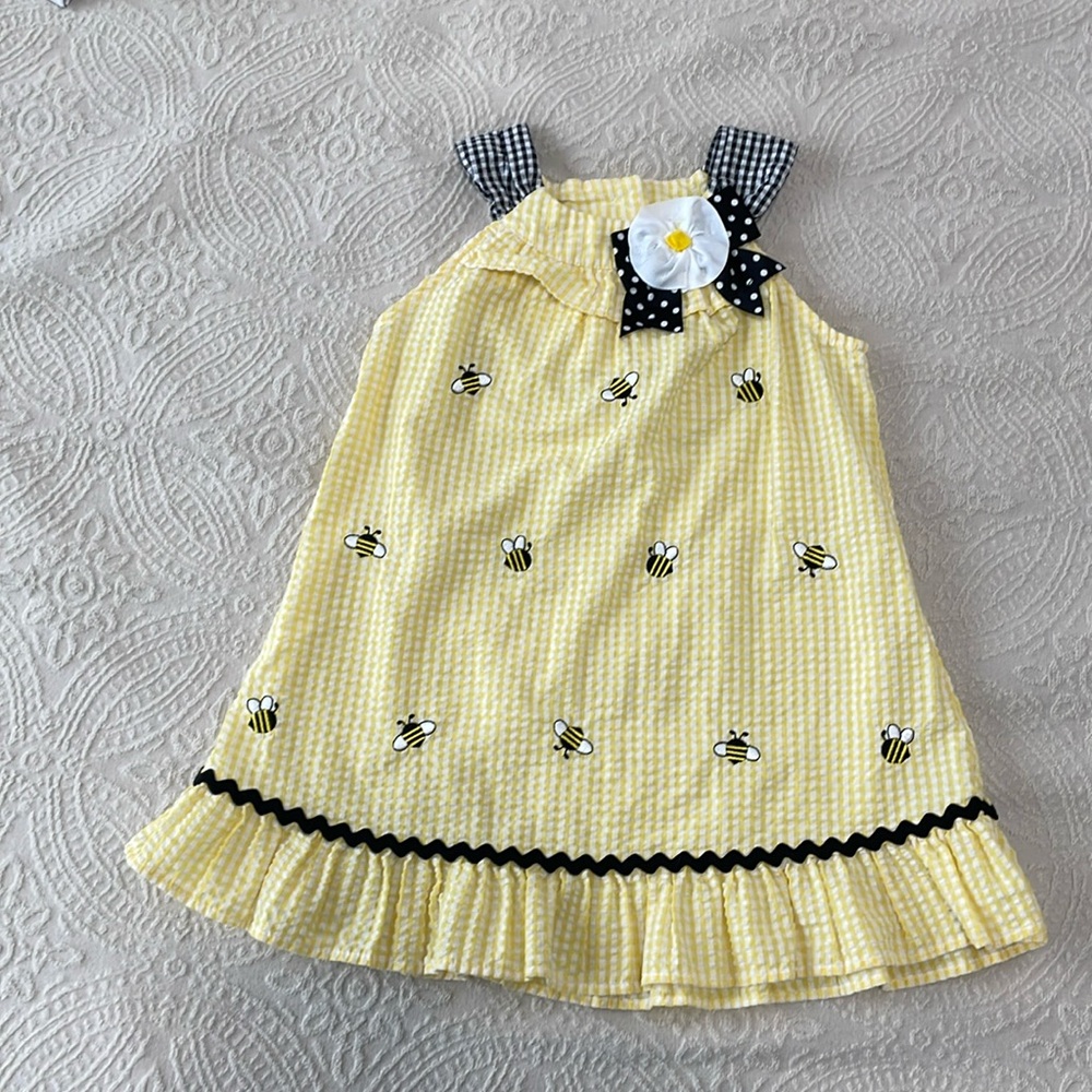 Bumble bee summer dress Emily Rose 3T